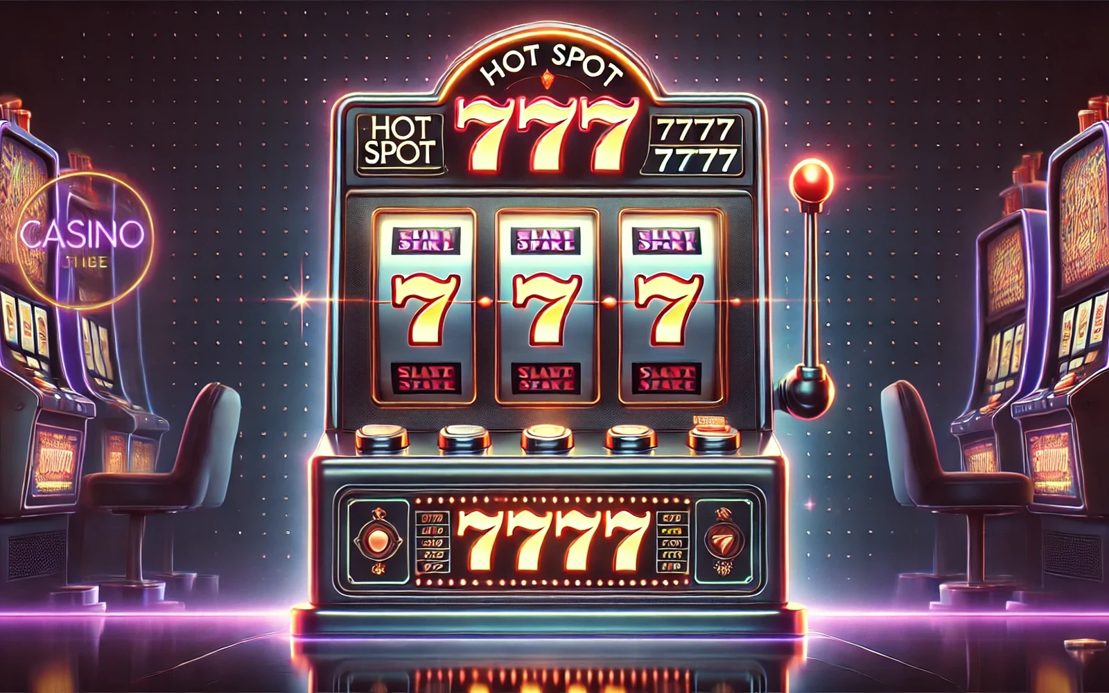 ภาพหน้าจอเกมสล็อตและสัญลักษณ์โบนัสของ dk7